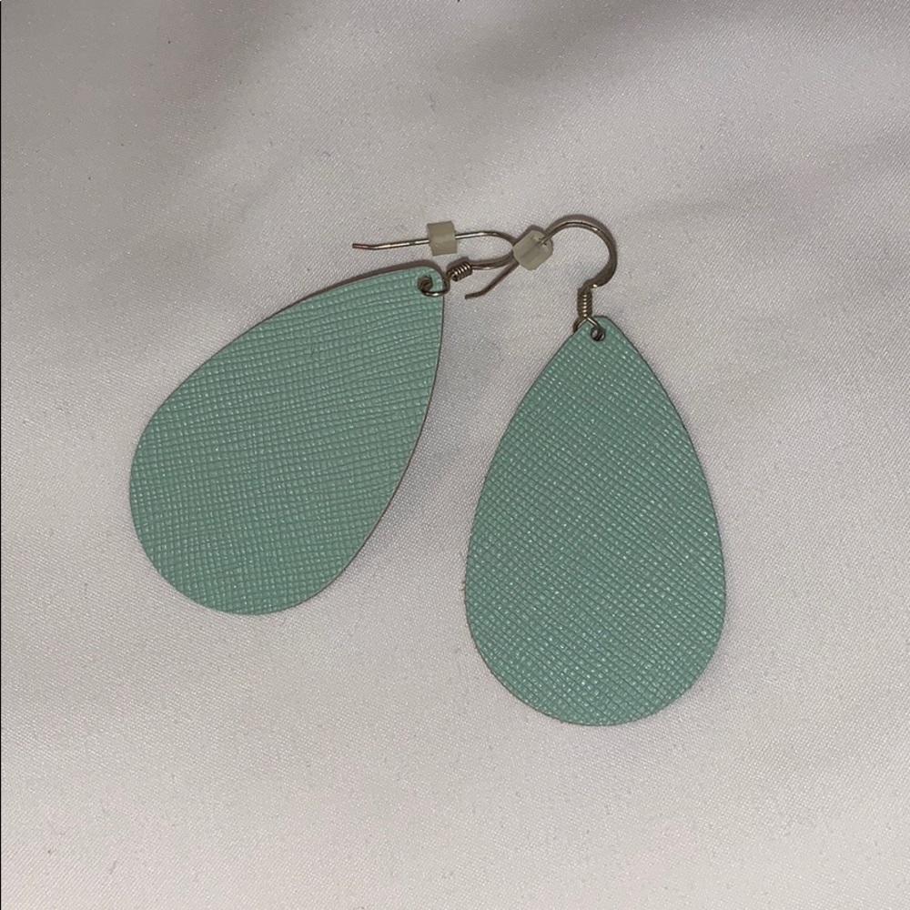 Lightweight leather earrings